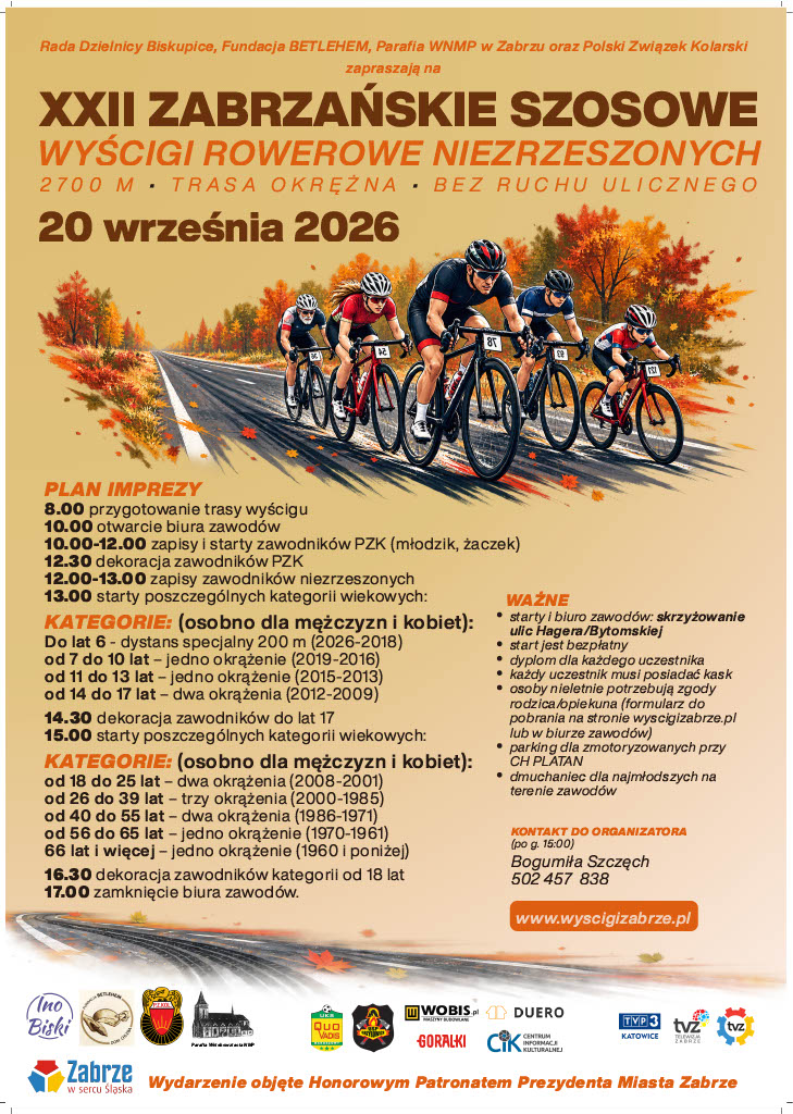 Zabrzańskie wyścigi rowerowe 2026